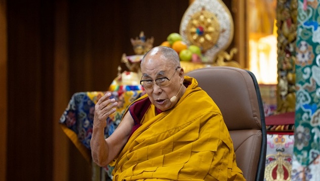 Далай-лама встретился со слушателями курса философии буддизма традиции Наланды Тибетского дома в Дели