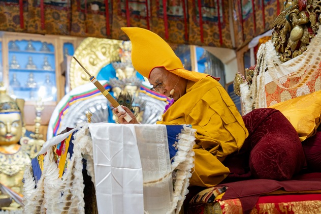 Фоторепортаж. Далай-лама провел посвящение Авалокитешвары в заключительный день учений для тайваньских буддистов