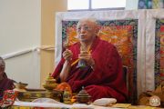 Фоторепортаж. Чокьи Ньима Ринпоче и Тулку Ургьен Янгси Ринпоче приняли участие в завершающих тибетский год ритуалах